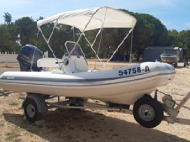 Boot Festrumpfschlauchboot Grand N 420 SL mit Yamaha 50PS und Trailer - 1